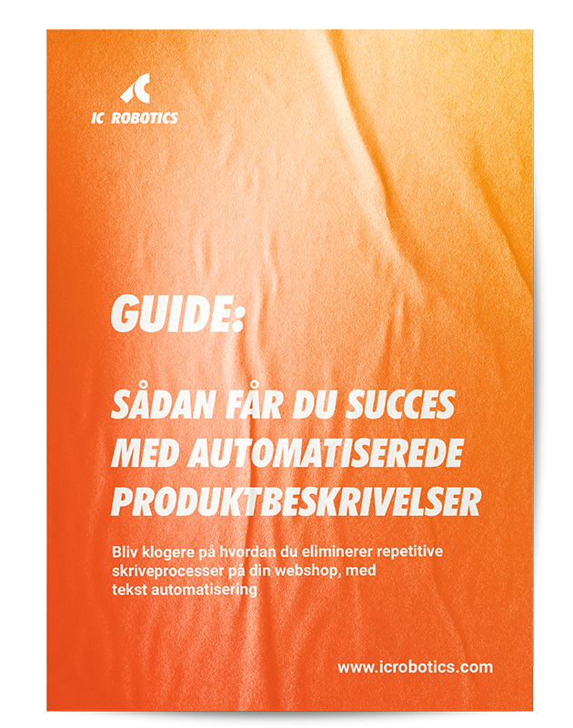 Danish e-book on automated product descriptions